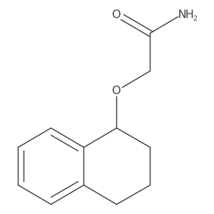 2-(1,2,3,4-Tetrahydronaphthalen-1-yloxy)acetamide Structure