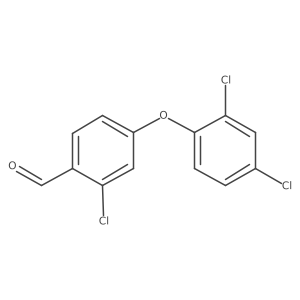 2-Chloro-4-(2,4-dichlorophenoxy)benzaldehyde Structure