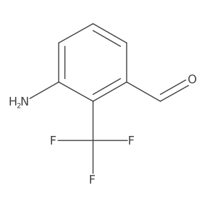 3-Amino-2-(trifluoromethyl)benzaldehyde Structure