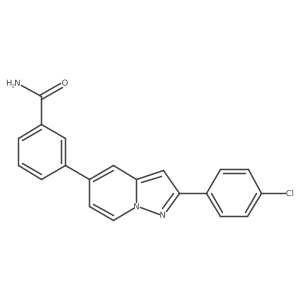 3-[2-(4-Chlorophenyl)pyrazolo[1,5-a]pyridin-5-yl]benzamide Structure