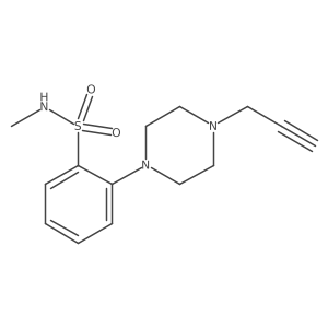 N-methyl-2-[4-(prop-2-yn-1-yl)piperazin-1-yl]benzene-1-sulfonamide Structure