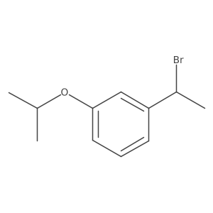 Benzene, 1-(1-bromoethyl)-3-(1-methylethoxy)-结构式