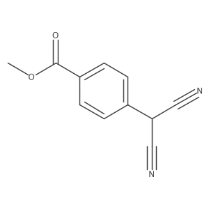 Methyl 4-(dicyanomethyl)benzoate结构式