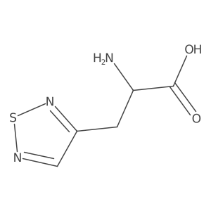 (2s)-2-Amino-3-(1,2,5-thiadiazol-3-yl)propanoic acid结构式