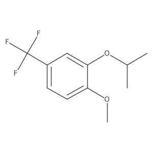 2-Isopropoxy-1-methoxy-4-(trifluoromethyl)benzene Structure