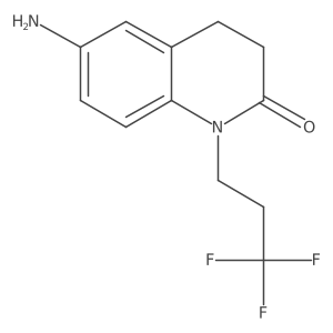 6-Amino-1-(3,3,3-trifluoropropyl)-1,2,3,4-tetrahydroquinolin-2-one结构式