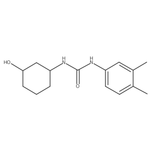 1-(3,4-Dimethylphenyl)-3-(3-hydroxycyclohexyl)urea结构式