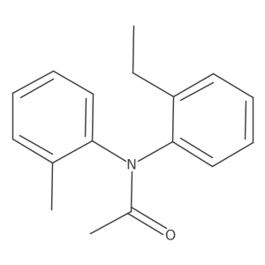 N-(2-ethylphenyl)-N-(2-methylphenyl)acetamide结构式