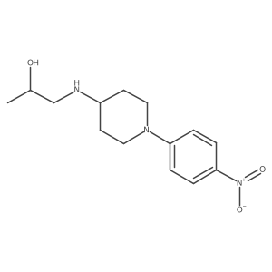 1-[[1-(4-Nitrophenyl)piperidin-4-yl]amino]propan-2-ol Structure