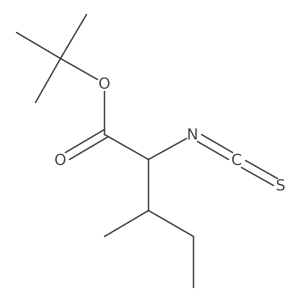 tert-butyl (2S,3S)-2-isothiocyanato-3-methylpentanoate Structure