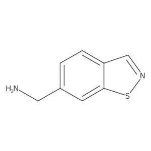 1,2-benzothiazol-6-ylmethanamine结构式