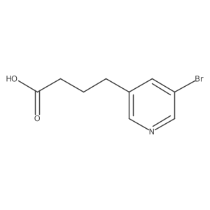4-(5-Bromopyridin-3-yl)butanoic acid Structure