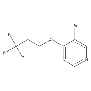 3-Bromo-4-(3,3,3-trifluoropropoxy)pyridine结构式