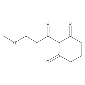 2-(3-Methoxypropanoyl)cyclohexane-1,3-dione结构式