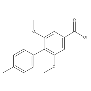 2,6-Dimethoxy-4a(2)-methyl[1,1a(2)-biphenyl]-4-carboxylic acid Structure