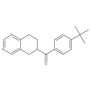 (4-(tert-butyl)phenyl)(7,8-dihydropyrido[4,3-d]pyrimidin-6(5H)-yl)methanone结构式