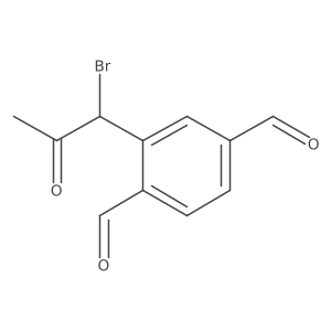 1-Bromo-1-(2,5-diformylphenyl)propan-2-one结构式
