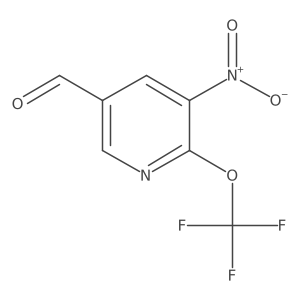 5-Nitro-6-(trifluoromethoxy)nicotinaldehyde结构式