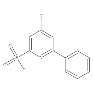 4-Chloro-6-phenylpyridine-2-sulfonyl chloride Structure