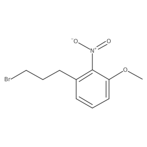 1-(3-Bromopropyl)-3-methoxy-2-nitrobenzene结构式