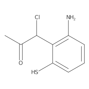 1-(2-Amino-6-mercaptophenyl)-1-chloropropan-2-one Structure