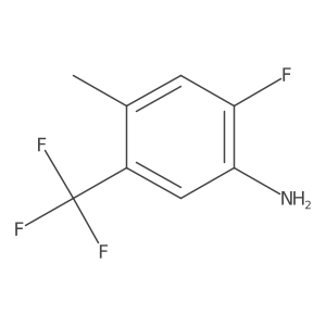 2-Fluoro-4-methyl-5-(trifluoromethyl)aniline Structure
