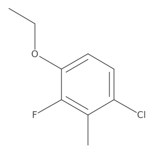 1-Chloro-4-ethoxy-3-fluoro-2-methylbenzene Structure