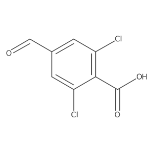 2,6-Dichloro-4-formylbenzoic acid Structure