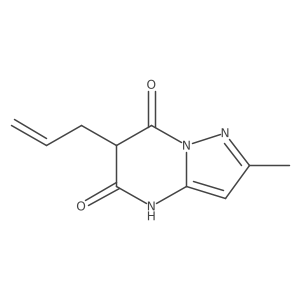 2-methyl-6-(prop-2-en-1-yl)-4H,5H,6H,7H-pyrazolo[1,5-a]pyrimidine-5,7-dione Structure