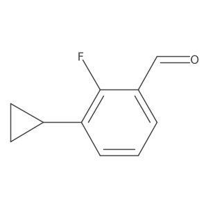 3-Cyclopropyl-2-fluorobenzaldehyde结构式