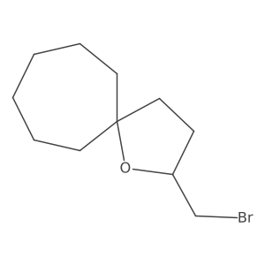 2-(Bromomethyl)-1-oxaspiro[4.6]undecane Structure