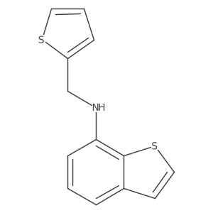 N-[(thiophen-2-yl)methyl]-1-benzothiophen-7-amine Structure