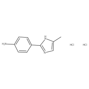 4-(5-methyl-1H-imidazol-2-yl)aniline dihydrochloride Structure