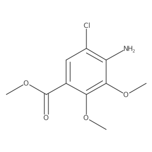 Methyl 4-amino-5-chloro-2,3-dimethoxybenzoate结构式
