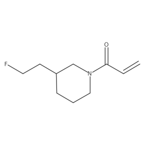 1-[3-(2-Fluoroethyl)piperidin-1-yl]prop-2-en-1-one结构式