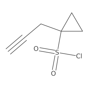 1-(Prop-2-yn-1-yl)cyclopropane-1-sulfonyl chloride Structure