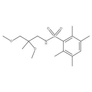 N-(2,3-dimethoxy-2-methylpropyl)-2,3,5,6-tetramethylbenzene-1-sulfonamide Structure
