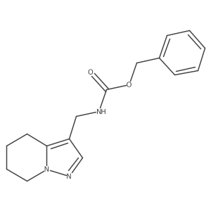 Benzyl ((4,5,6,7-tetrahydropyrazolo[1,5-a]pyridin-3-yl)methyl)carbamate Structure