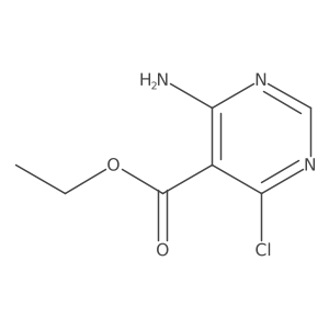 Ethyl 4-amino-6-chloropyrimidine-5-carboxylate Structure