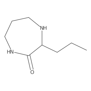 (3R)-3-propyl-1,4-diazepan-2-one Structure