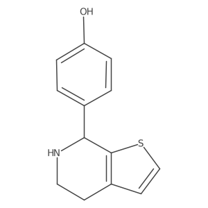 4-{4H,5H,6H,7H-thieno[2,3-c]pyridin-7-yl}phenol结构式