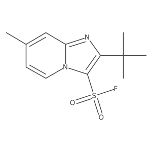 2-Tert-butyl-7-methylimidazo[1,2-a]pyridine-3-sulfonyl fluoride Structure