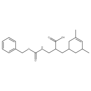 3-{[(Benzyloxy)carbonyl]amino}-2-[(3,5-dimethylcyclohex-3-en-1-yl)methyl]propanoic acid Structure