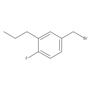 4-(Bromomethyl)-1-fluoro-2-propylbenzene Structure