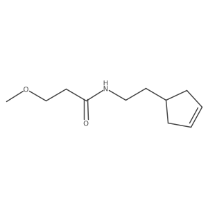 N-[2-(cyclopent-3-en-1-yl)ethyl]-3-methoxypropanamide Structure