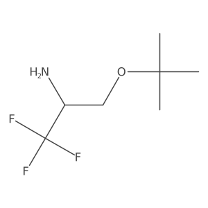 (2S)-3-(tert-butoxy)-1,1,1-trifluoropropan-2-amine结构式