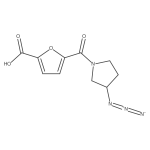 5-(3-Azidopyrrolidine-1-carbonyl)furan-2-carboxylic acid Structure