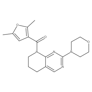 (2,5-dimethylfuran-3-yl)(2-morpholino-6,7-dihydropyrido[2,3-d]pyrimidin-8(5H)-yl)methanone Structure