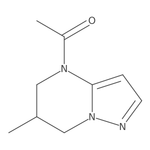 1-(6-Methyl-6,7-dihydro-5H-pyrazolo[1,5-a]pyrimidin-4-yl)ethanone Structure