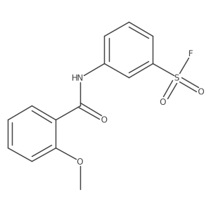 3-(2-Methoxybenzamido)benzene-1-sulfonyl fluoride结构式
